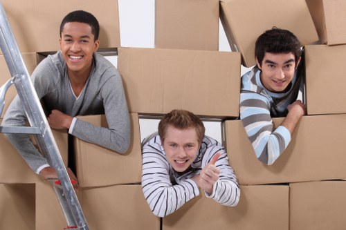 Packing and transport support for Wembley Park customers
