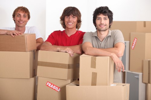 Local team removing unwanted furniture from a Wembley Park home