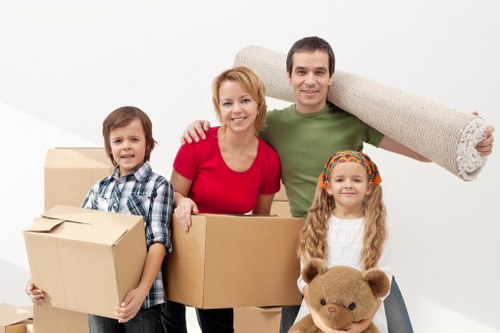 Careful packing and furniture handling during a Wembley Park house removal