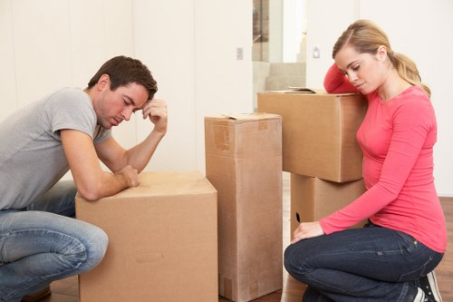 Preparation checklist for a Wembley Park flat move and van loading