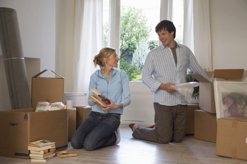 Unpacking support in a Wembley Park home setting