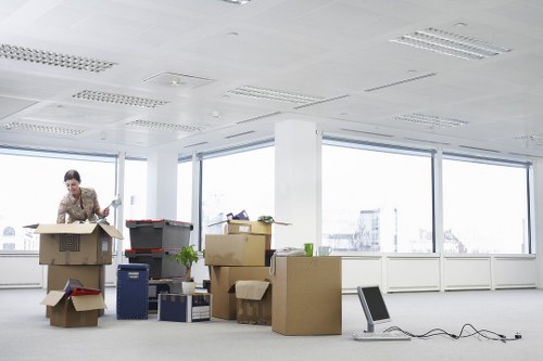 Professional packing and furniture handling during a local move
